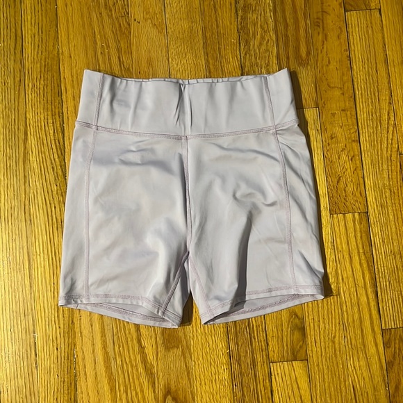 Free People Pants - Free People Movement Lilac Biker Shorts
